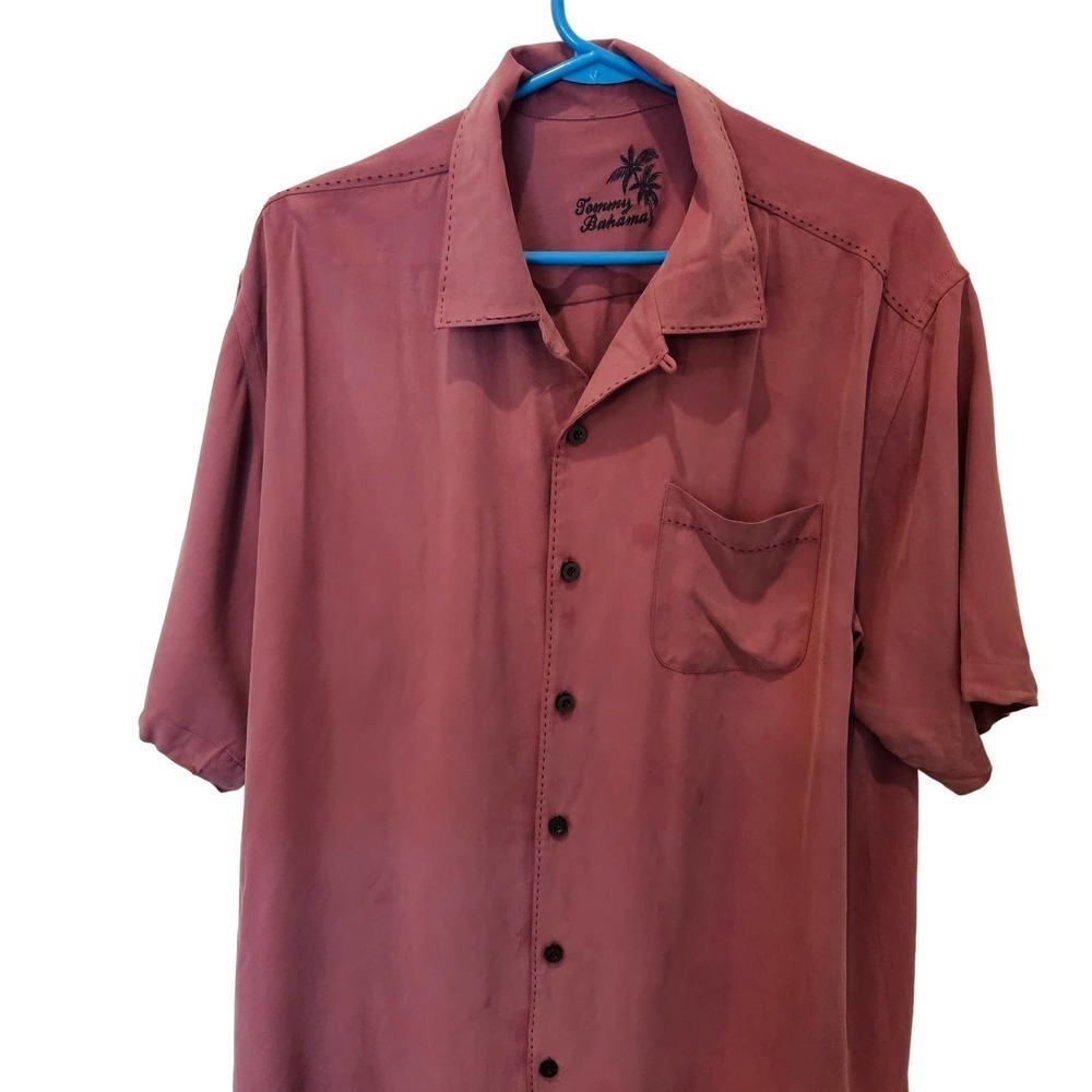 Tommy Bahama 100% Silk Shirt Size Large
